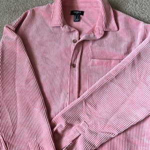 Pink corduroy shirt (men’s large)